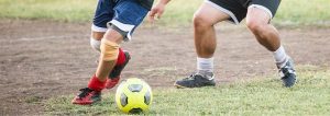 older men playing soccer and maintaining muscle strength after low testosterone treatment