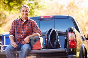 man smiling after joint pain relief due to testosterone replacement